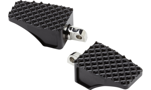 LA Choppers - LA Choppers Billet County Footpegs - Black - LA-P100-00B
