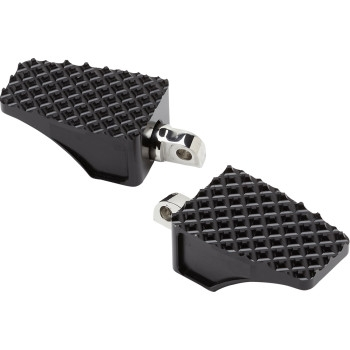 LA Choppers - LA Choppers Driver Mount County Footpegs - Black - LA-P100-01B