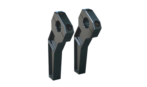 Todds Cycle - Todds Cycle 1-1/8in. Pullback Handlebar Riser Kit - 6in. Rise - Black - TD-R22-06B