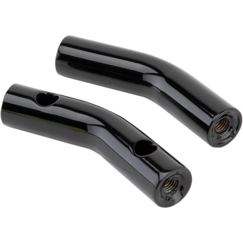 LA Choppers - LA Choppers 1-1/4in. Pullback Risers - 6in. - Gloss Black - LA-7336-06RB