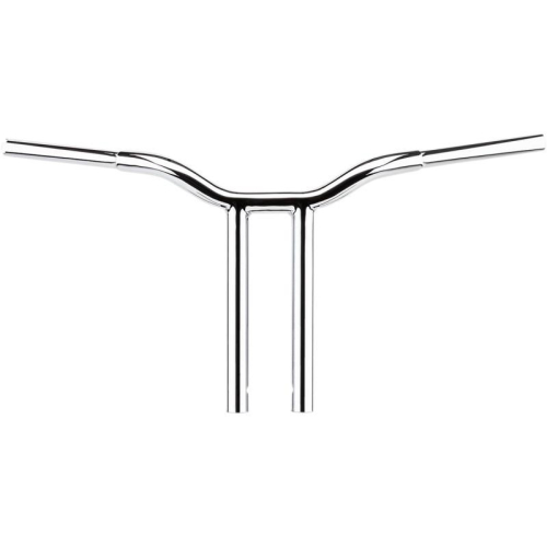 LA Choppers - LA Choppers 1-1/4in. Straight Risers for Welded Kage Fighter T-Bars - Chrome - LA-7337-08