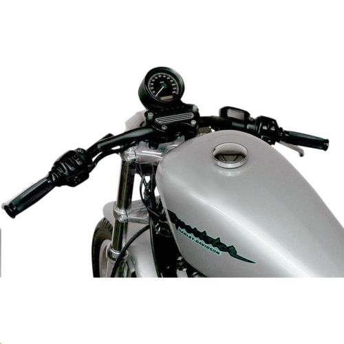 Todds Cycle - Todds Cycle 1in. Speed Down Cafe Handlebar - Flat Black - 0601-4663