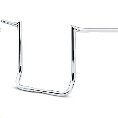 LA Choppers - LA Choppers 1-1/4in. Prime Ape Handlebars - 18in. Rise - Chrome - LA-7352-18
