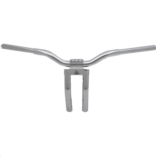 LA Choppers - LA Choppers 1-1/4in. Kage Fighter Pullback Heights T-Bar - 10in. Rise - Chrome - LA-7336-10