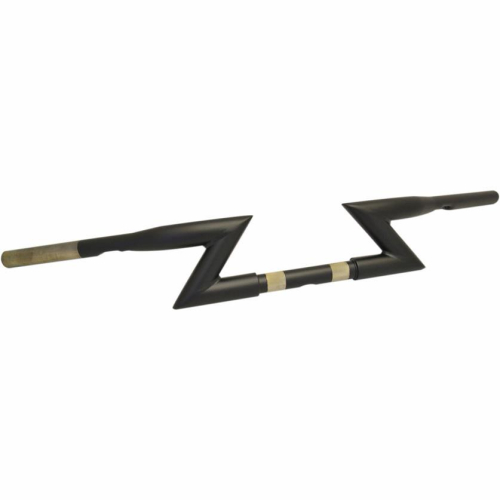 LA Choppers - LA Choppers 1-1/4in. Outlaw Z-Bar Handlebar - Flat Black - LA-7310-00M
