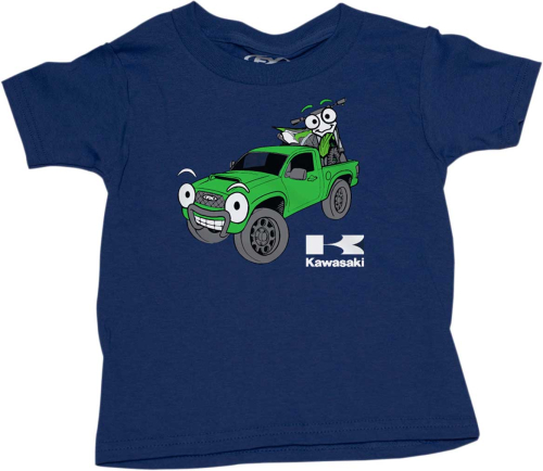 Factory Effex - Factory Effex Kawasaki Truck Toddler T-Shirts - 22-83120 - Navy - 2T