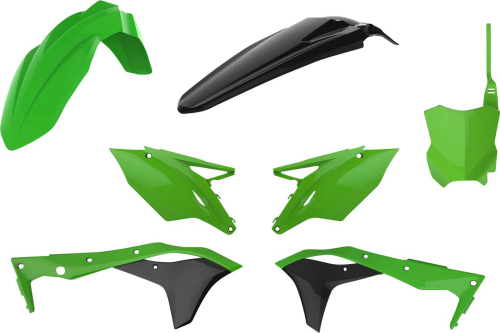 Polisport - Polisport Plastic Kit - Green/Black - 90836