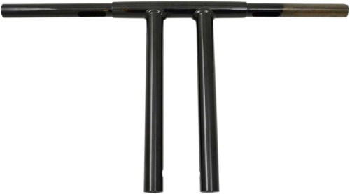 Drag Specialties - Drag Specialties 1-1/4in. Buffalo Zero T-Bar - 12in. - Gloss Black - 0601-3974