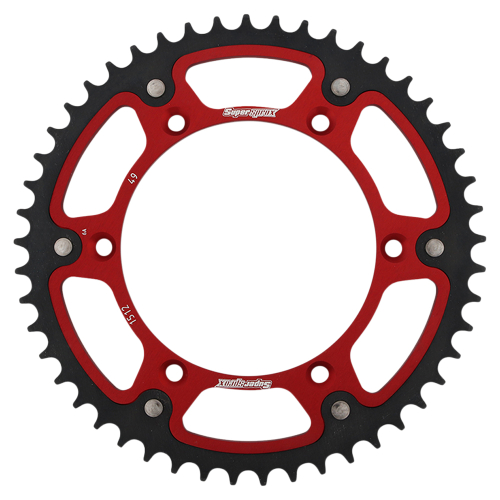 Supersprox - Supersprox Stealth Rear Sprocket - 49T - RST-1512-49-RED