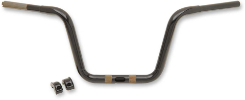 Drag Specialties - Drag Specialties 1-1/4in. Ape Hanger Touring Handlebar - 10in. - Gloss Black - 0601-3855