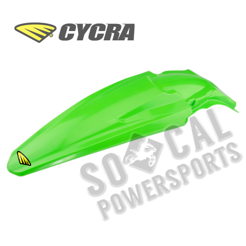 Cycra - Cycra Powerflow Rear Fender - Green - 1CYC-1712-72