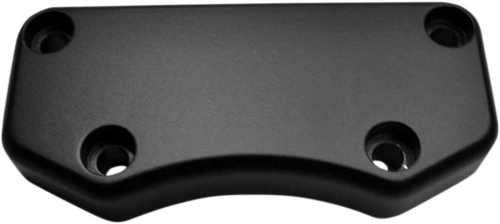 Drag Specialties - Drag Specialties Buffalo Handlebar Clamp - Smooth - Flat Black - 0602-0808