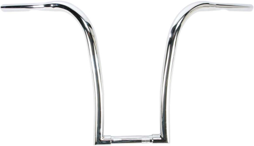LA Choppers - LA Choppers 1 1/4in. Nice Curves Ape Hanger Handlebar - 16in. Ape - Chrome - LA-7341-16