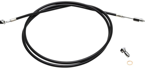 LA Choppers - LA Choppers Hydraulic Clutch Line - Black Vinyl - LA-8049C16B