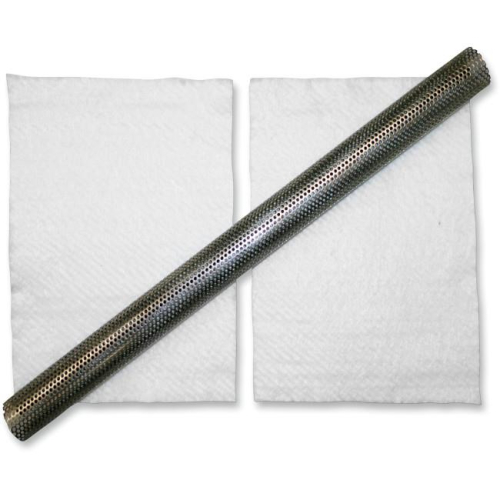 LA Choppers - LA Choppers Universal Baffle with Packing - 24in. L - 2.5in. Dia. - LA-1222-24P