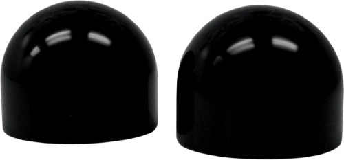 LA Choppers - LA Choppers Axle Caps - Black Dome - LA-7810-00B