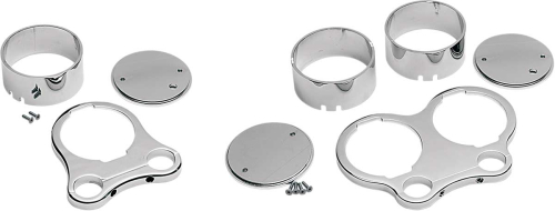 Drag Specialties - Drag Specialties Tee-Bar Single Gauge Mount for 1 1/4in. T-Bars - DS-373864
