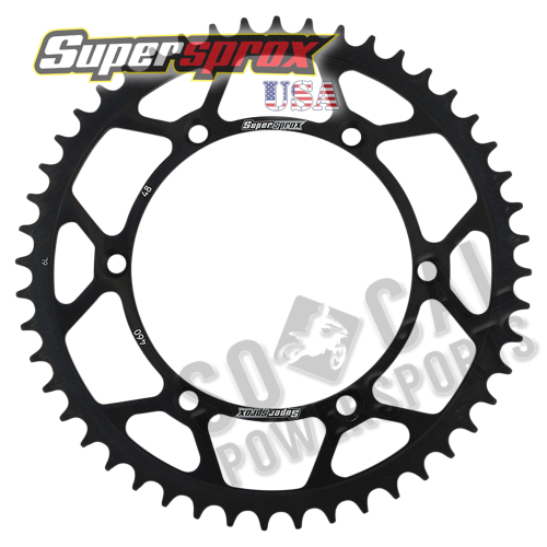Supersprox - Supersprox Steel Rear Sprocket - 48T - RFE-460-48-BLK