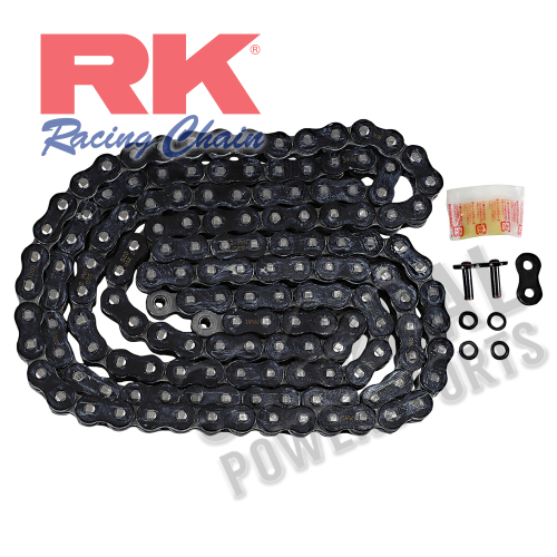RK - RK 520 Max-Z Chain - 150 Links - Black/Chrome - 520MAXZ-150-BC