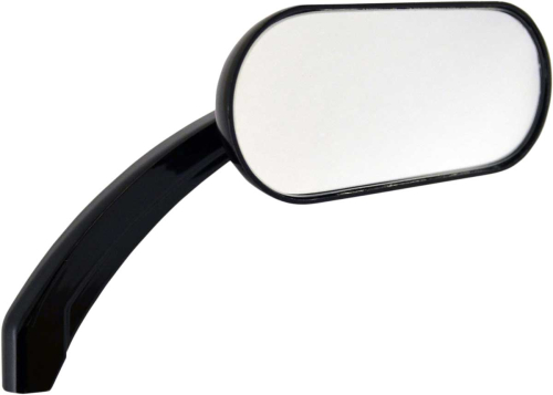 Drag Specialties - Drag Specialties Oval Mirror - Gloss Black - 0640-0786
