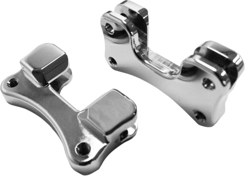 Drag Specialties - Drag Specialties Fender-To-Fork Adapter for 21in. Wheel - Chrome - 1410-0095