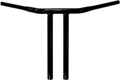 Drag Specialties - Drag Specialties 1-1/4in. Buffalo T-Bar w/ Straight Risers - 14in. - Black - 0601-2751