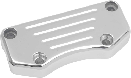 Drag Specialties - Drag Specialties Buffalo Handlebar Clamp - Ball-Milled - Chrome - DS-290652