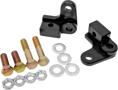 LA Choppers - LA Choppers Black Lowering Kit - 1in. Drop - Aluminum Construction - LA-7500-03