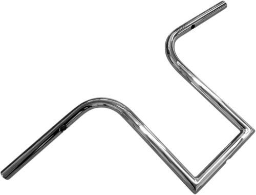 LA Choppers - LA Choppers 1in. Old School Bourbon Ape Hanger Handlebar - 12in. - Chrome - LA-7381-12