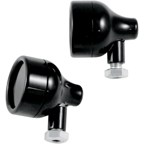 Todds Cycle - Todds Cycle Martini Rear Turn Signals or Tail Lights - Flat Black with Red LEDS - MT-02