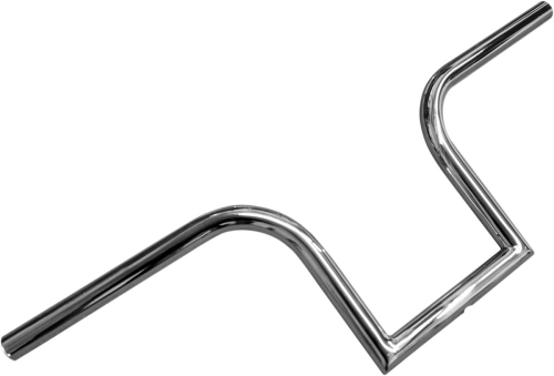 LA Choppers - LA Choppers 1in. Old School Bourbon Ape Hanger Handlebar - 8in. - Chrome - LA-7381-08