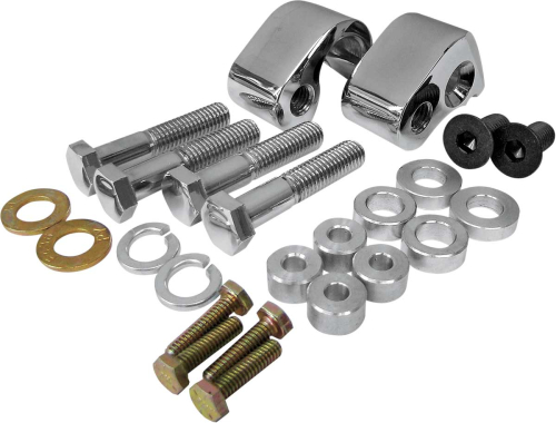 LA Choppers - LA Choppers Rear Lowering Kit - Chrome - LA-7590-00