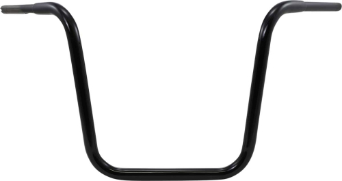 LA Choppers - LA Choppers 1-1/4in. Hefty Ape Hanger Handlebar - 16in. - Black Powdercoat - LA-7312-16B