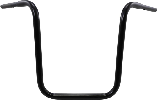 LA Choppers - LA Choppers 1-1/4in. Hefty Ape Hanger Handlebar - 18in. - Black Powdercoat - LA-7312-18B