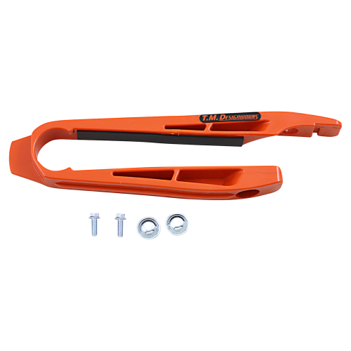 T.M. Designworks - T.M. Designworks Dirt Cross Super Front Chain Slider - Orange - DCS-KT2-OR