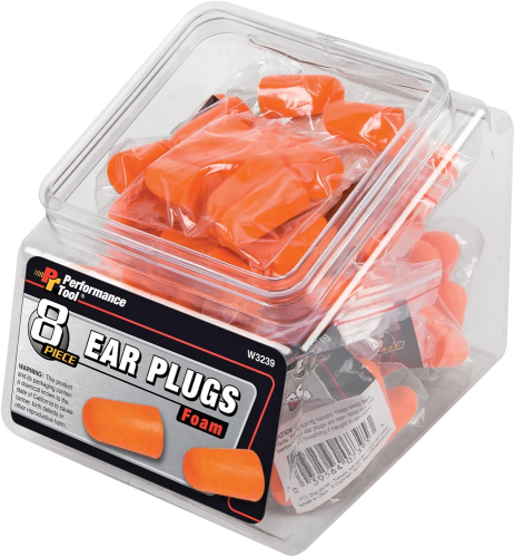 Performance Tools - Performance Tools 8 Piece Foam Ear Plugs 12/Pk - W3239