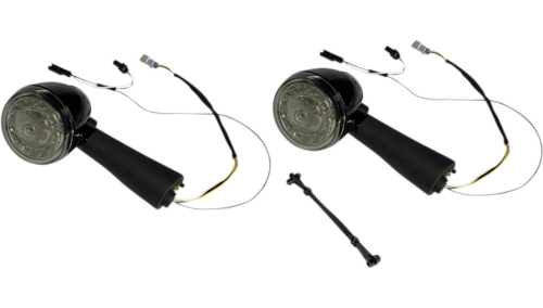 Custom Dynamics - Custom Dynamics Probeam Rear LED Turn Signal for Indian - Black Finish/Smoke Lens - PB-SCOUT-RR-BS