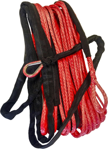 Open Trail - Open Trail Synthetic Winch Rope - Red - 50ft. x 1/4in. - 700-2150