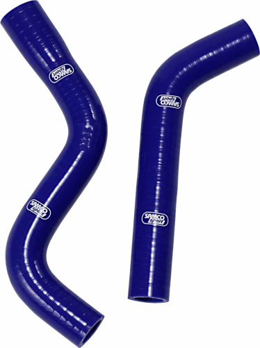 Moose Racing - Moose Racing Race Fit Radiator Hose Kit without Clamps - 3 - Blue - YAM-42-BL