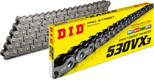 D.I.D - D.I.D 530VX3 X-Ring Series Chain - 130 Links - Natural - 530VX3X130ZB