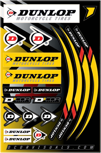 DCOR - DCOR Rim Decal - Dunlop - 40-90-117