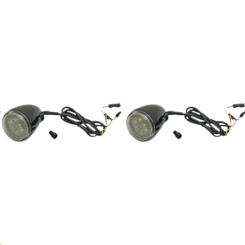 Custom Dynamics - Custom Dynamics Probeam Front LED Turn Signal - Gloss Black - PB-IND-FTS-AW-B