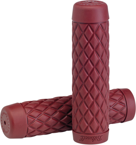 Biltwell Inc. - Biltwell Inc. 7/8in. Torker TPV Grip - Oxblood - 6705-0378
