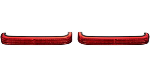 Custom Dynamics - Custom Dynamics Probeam Saddlebag Lights - Black/Red Lens - PB-SM-BCM-BR