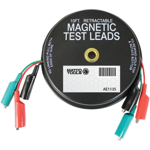 Lang Tools - Lang Tools Retractable Test Leads with Magnetic Back - 1135