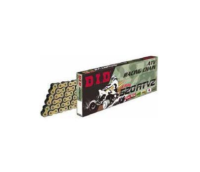 D.I.D - D.I.D 520 ATV2 X-Ring Chain - 100 Links - Gold - 520ATV2100FB