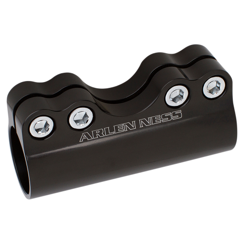 Arlen Ness - Arlen Ness 1in. Modular Adjustable Handlebar Clamps - Black - 08-050