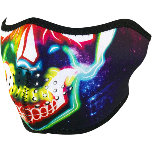 Zan Headgear - Zan Headgear Half Face Mask - WNFM098H - Neon - OSFM