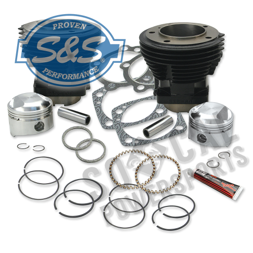 S&S Cycle - S&S Cycle Stock Bore Cylinder and Piston Kit - 80in. - Stock Compression - 91-9024