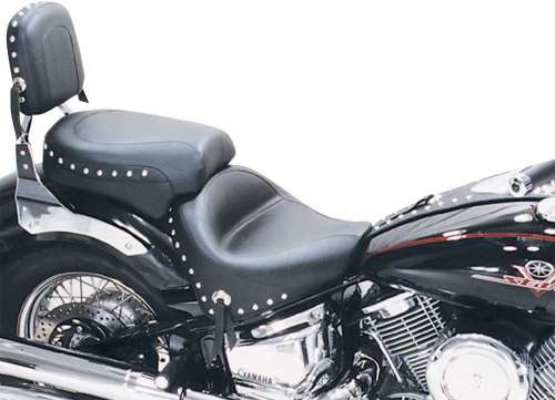 Mustang - Mustang Wide Touring Two-Piece Seat - Studded - 75910